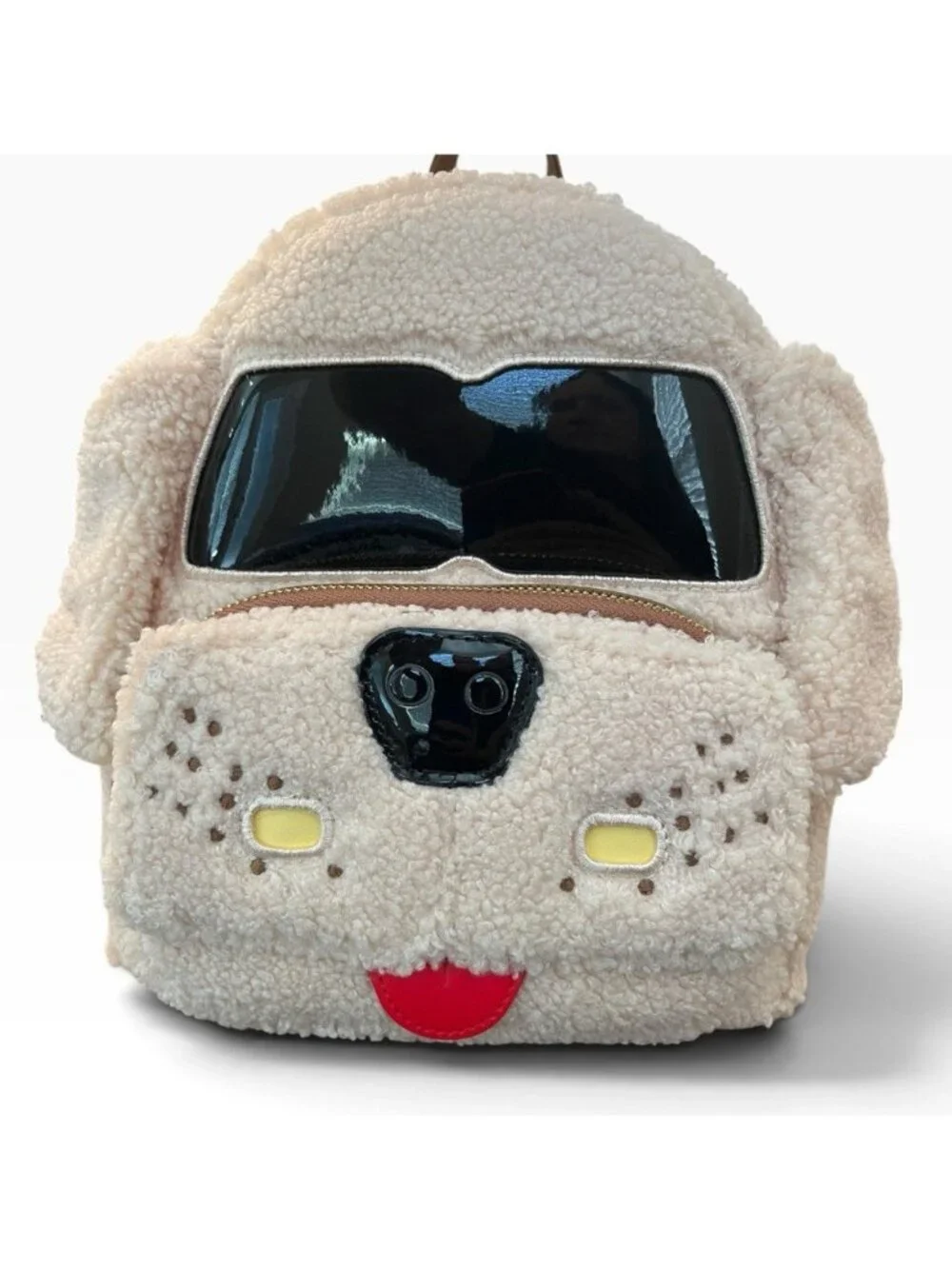 Loungefly Dumb & Dumber Mutts Cutts Van Plush Glow-in-the-Dark Mini Backpack NWT